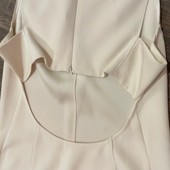 Cream Open-Back Rag & Bone Midi Dress - Picture 6 of 8